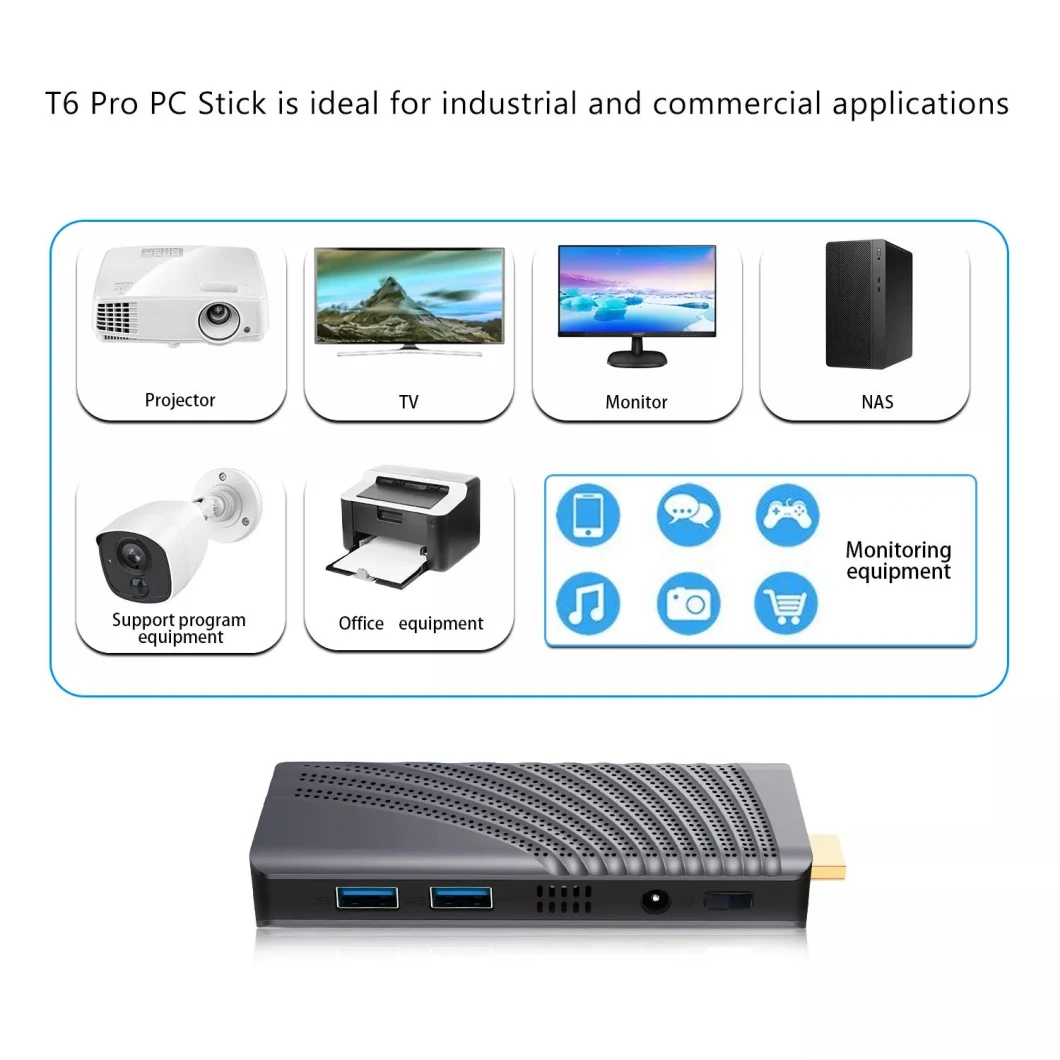 New Product Factory Supplier Cheap Customization T6 PRO Intel All in One PC UHD Graphics 600 Mini PC