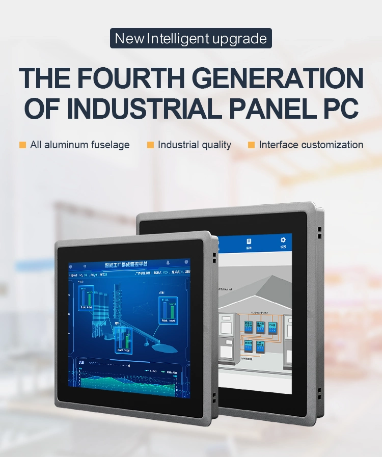 12 Inch New IP65 Waterproof Industrial Tablet Touch Screens 2*RJ45 All in One Industrial Panel PC