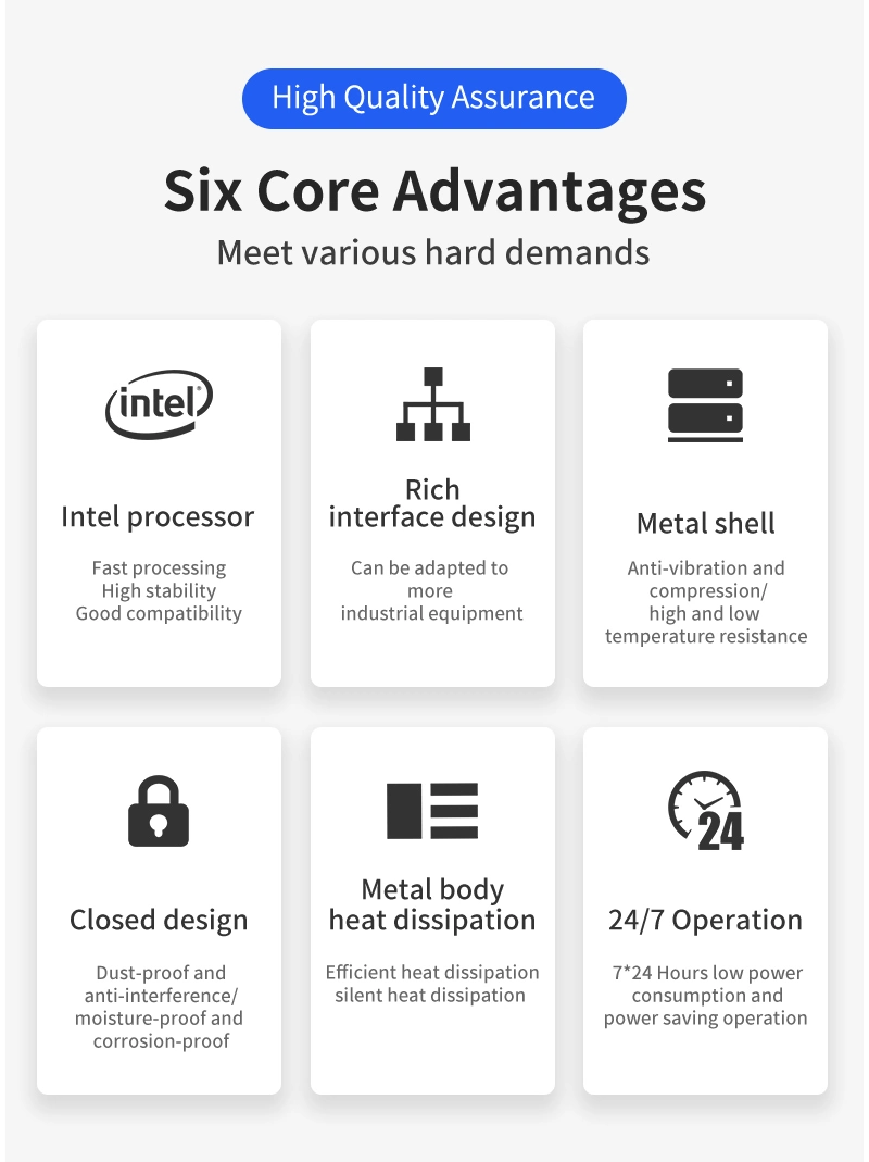 J4125 Quad Core 4 LAN AES Ni Pfsense Mikrotik Network Firewall Appliance Desktop Mini PC