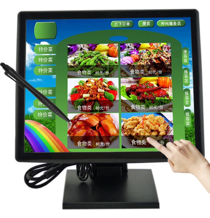 Desktop 17′ ′ Resistive Touch Screen Display LCD Monitor