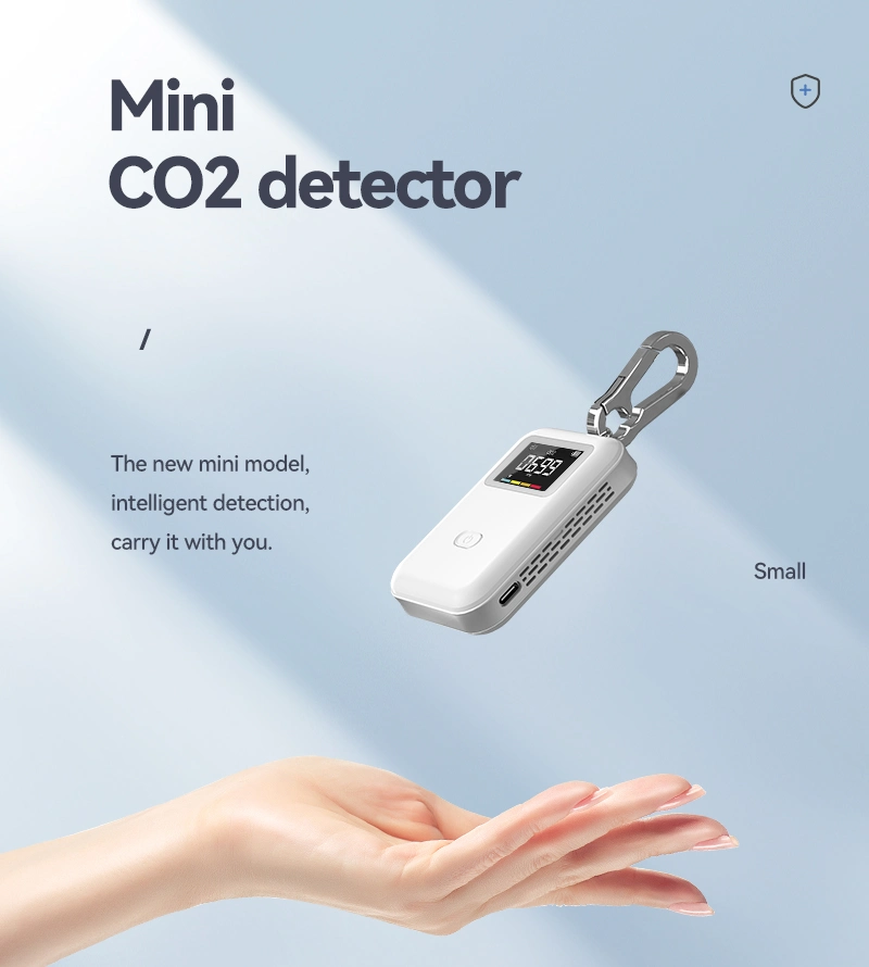 Mini Smart Popular Indoor Infrared (NDIR) Sensor USB Charge CO2 Detector Portable CO2 Ppm Meter Monitor Carbon Dioxide Tester