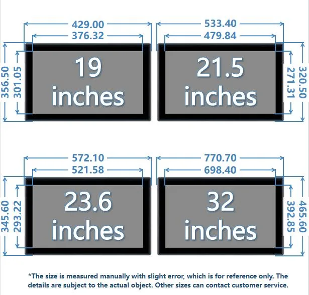 21.5inch Integrated Display Screen Ultra-Thin Industrial Touch Monitor