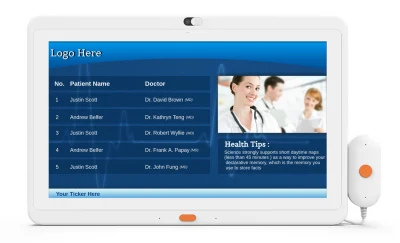 Tablet sanitari con display touch screen per PC Android All in One da 15 pollici per uso ospedaliero Rk3288