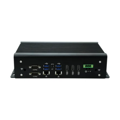 Mini PC industriale senza ventola con Gpio Core I5 ​​10200h, 2 x 2,5 GBE LAN, 6 x COM, 3 x Display, 4G Win11, Mini computer robusto