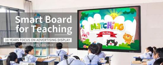 65 75 85 pollici All-in-One Training Smart Board Touch Screen Lavagna Monitor interattivo per riunioni in aula